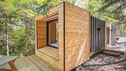 Las casas contenedores son viviendas que se construyen reciclando los antiguos containers que transportaban mercancías en barcos
