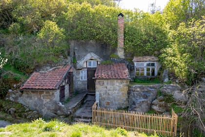 Las casas cueva de Langenstein fueron talladas en arenisca blanda por trabajadores migrantes entre 1855 y 1858.