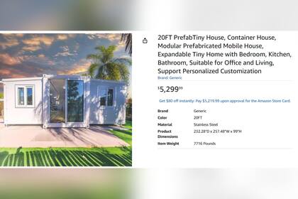 Las casas prefabricadas en Amazon pueden encontrarse en menos de US$6 mil, según sus características (Archivo)