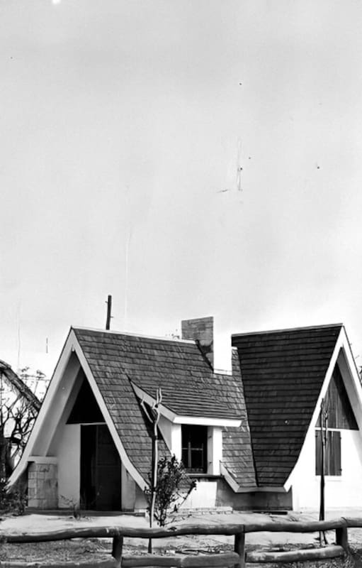Las casitas alpinas priorizaban el verde en la ciudad