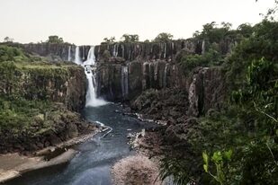 Las Cataratas del Iguazú están con muy poca agua