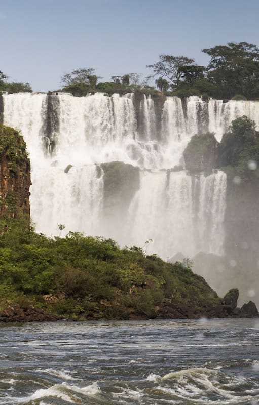 Las Cataratas del Iguazú recuperaron su cauce natural.