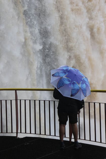 Las cataratas del lado brasileño, listas para su próxima reapertura.