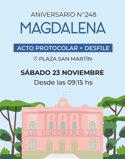 Las celebraciones Magdalena por el aniversario fundacional, que es un feriado local