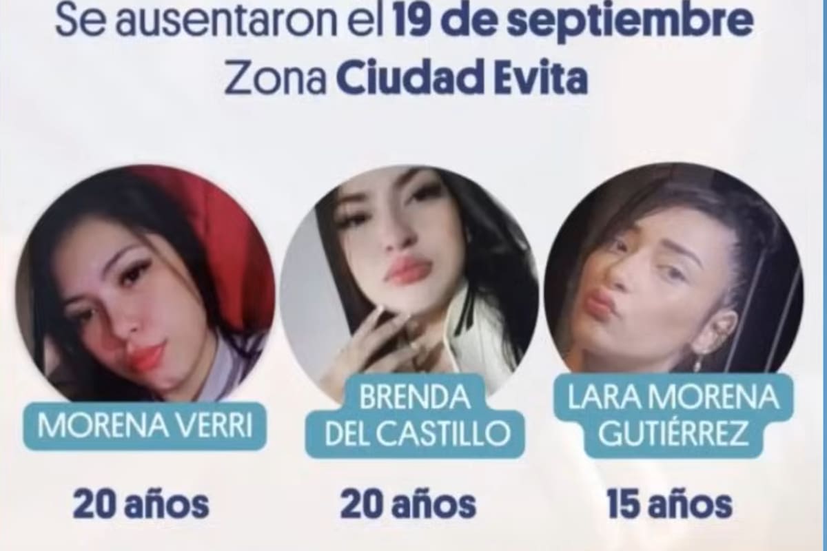 Las chicas fueron vistas por última vez el viernes pasado