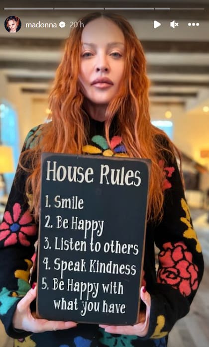Las cinco reglas de oro de Madonna