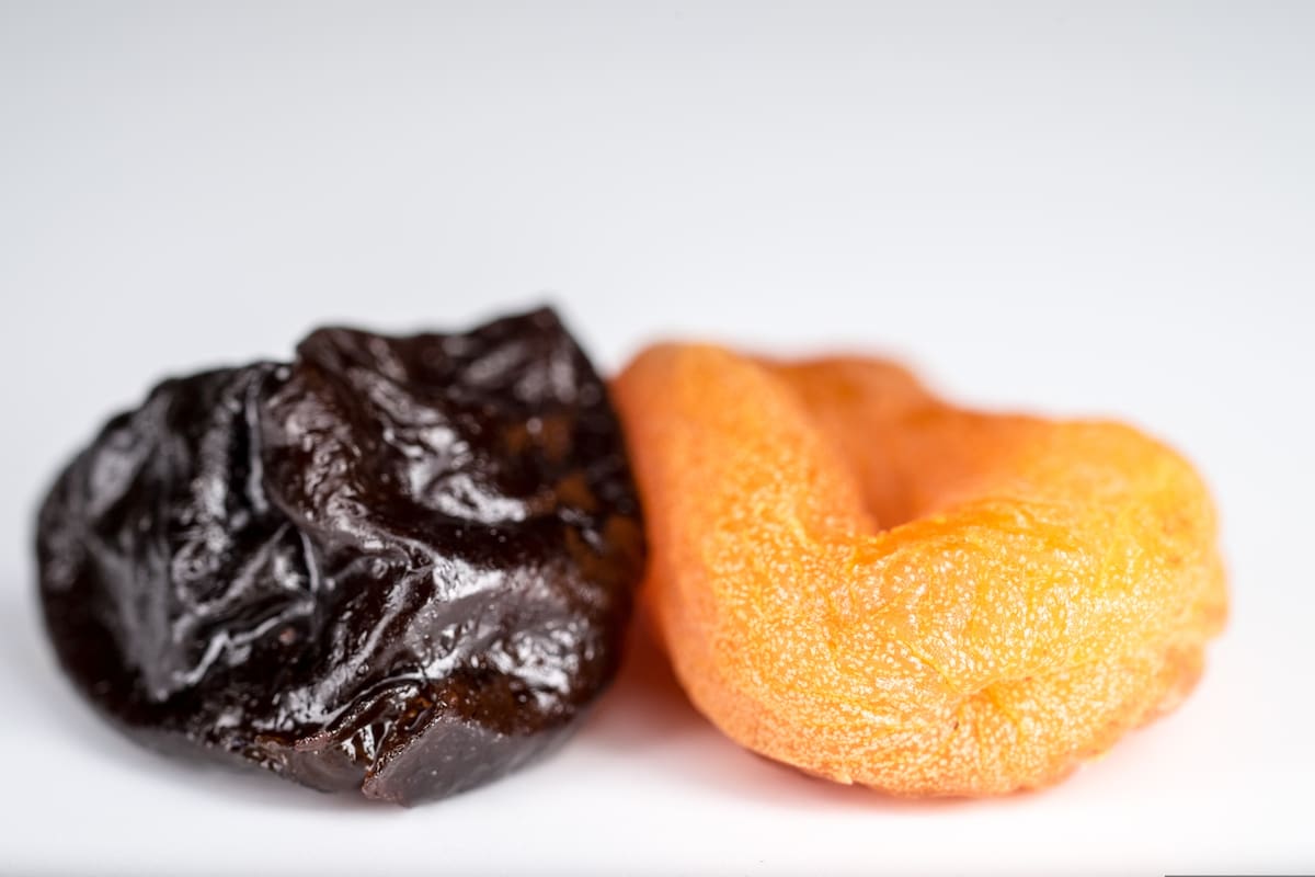 Las ciruelas pasa son ricas en antioxidentes