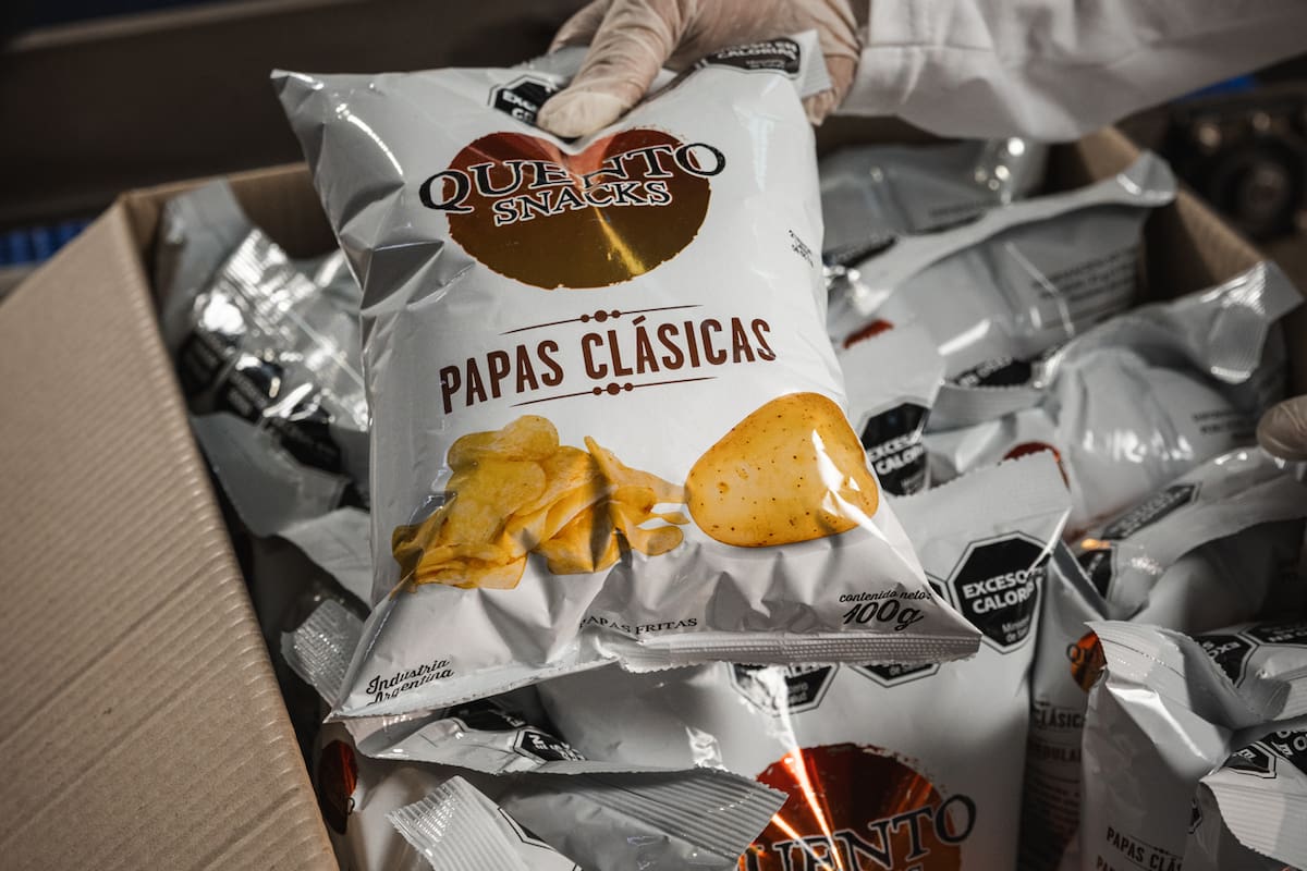 Las clásicas papas fritas de Quento.
