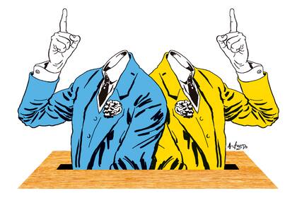 Las coaliciones, sin candidatos