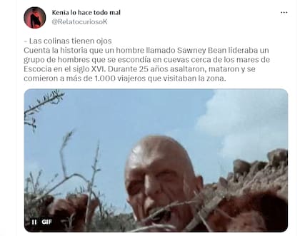 Las colinas tienen ojos se inspiró en los asesinatos de un grupo de caníbales de Escocia