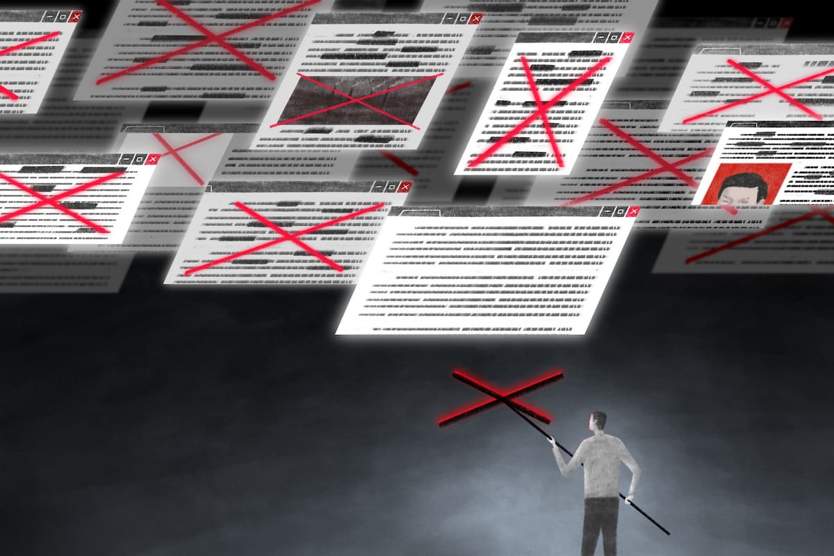 Las compañías encargadas en filtrar la información sensible o no deseada por las autoridades chinas utilizan bases de datos que acumulan referencias desde memes y pornografía hasta hechos históricos como la represión en la plaza de Tiananmén