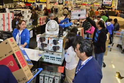 Las compras en Chile son un imán para los argentinos