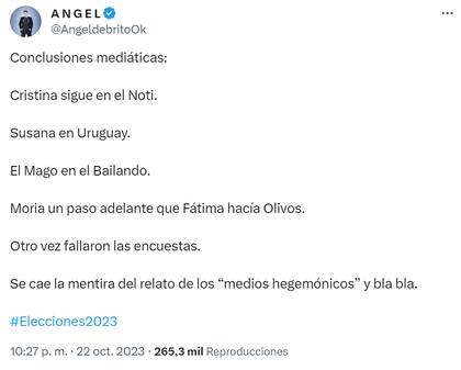 Las "conclusiones mediáticas" de Ángel de Brito