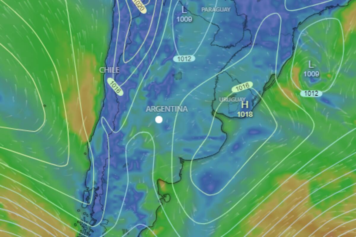 Las condiciones climáticas del domingo 26 de enero