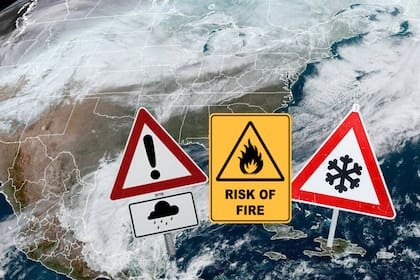 Las condiciones climáticas en EE.UU. son favorables para incendios, por lo que permanecen las alertas