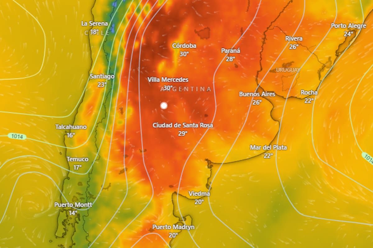Las condiciones climáticas para este miércoles 15 de enero