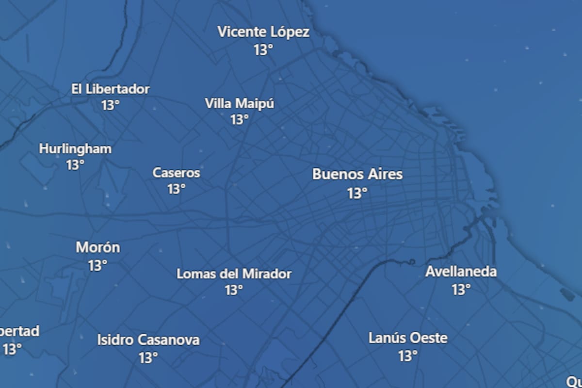 Las condiciones meteorológicas para el sábado 6