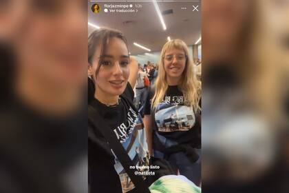 Las conductoras usaron el mismo outfit en el aeropuerto (Foto: Captura Instagram @florjazminpe)