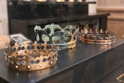 Las coronas funerarias nunca llegaron a ser utilizadas