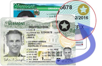 Las credenciales de Vermont cambiaron de diseño en 2019