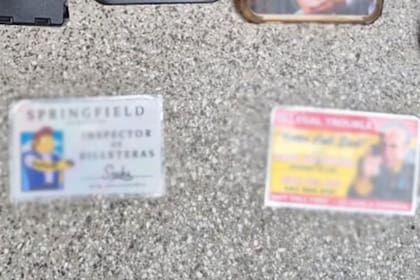 Las credenciales que le secuestraron al falso policía