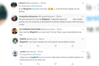 Las críticas en redes sociales (Captura Twitter)