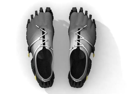 Las Cryptide son zapatillas que se inspiran en las pisadas de seres mitológicos