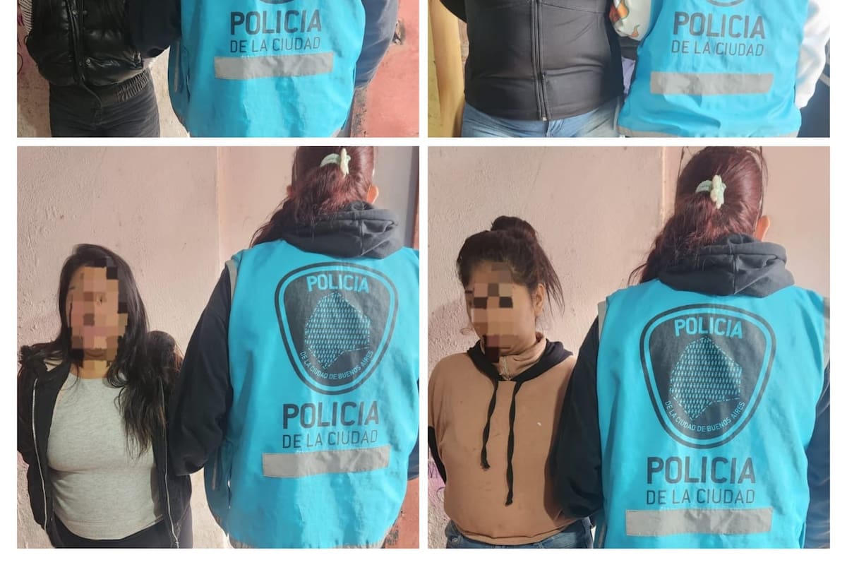 Las cuatro hermanas de 16, 21, 24 y 35 años quedaron detenidas