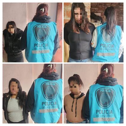 Las cuatro hermanas de 16, 21, 24 y 35 años quedaron detenidas