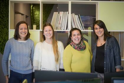 Las cuatro socias de Triad Group.