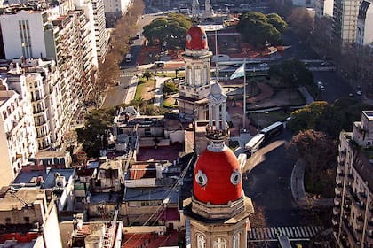 Una de las cúpulas del edificio La Inmobiliaria, una de las posibilidades con inscripción previa de Open House 2026.