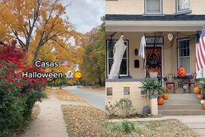 Las dedoraciones de Halloween en EE.UU. suelen ser diferentes a las de Latinoamérica y una tiktoker lo demostró
