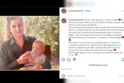 Las desgarradoras palabras de Maru Botana (Foto Instagram @marubotanaok)