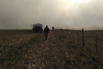 Las desoladoras postales del incendio en las sierras cordobesas.