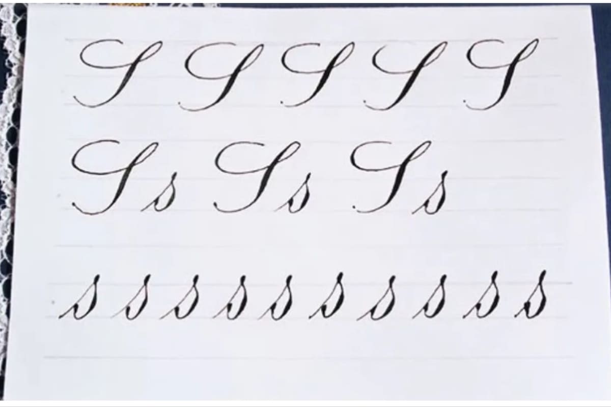 Las diferentes formas de escribir la letra "s"
