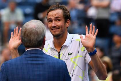 Las disculpas de Medvedev, el número 5 del ranking, ante el público del US Open