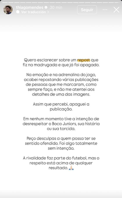 Las disculpas del capitán de Vasco da Gama