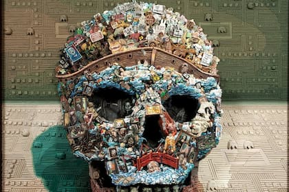 Las doce calaveras que realizó Mondongo ya están en manos de coleccionistas