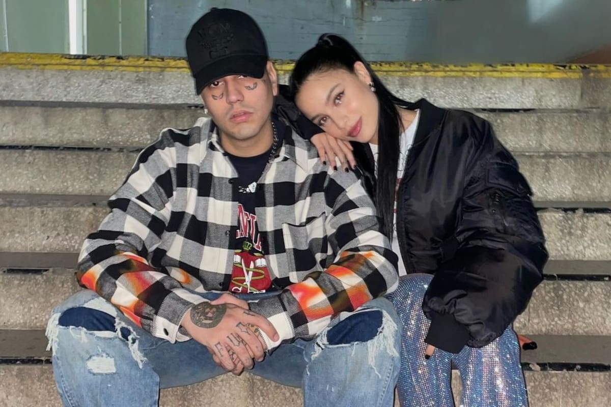 Las dos fotos que circularon de Emilia Mernes y Duki en Miami