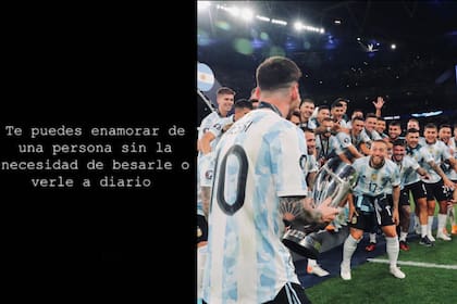 Las dos fotos que compartió el Papu Gómez tras ganar la Finalissima