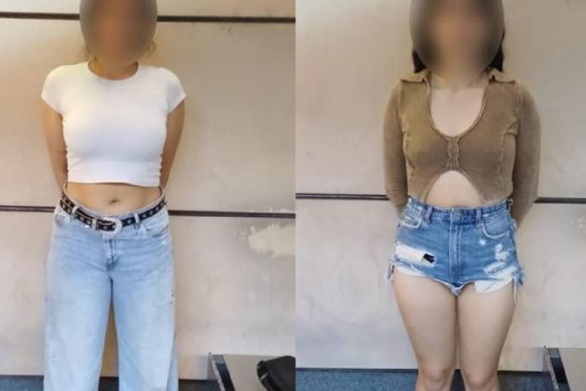 Las dos joven mujeres arrestadas en el subte de Recoleta