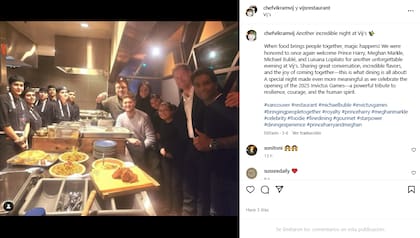 Las dos parejas aprovecharon la reunión para salir a cenar (Foto: Instagram @chefvikramvij)