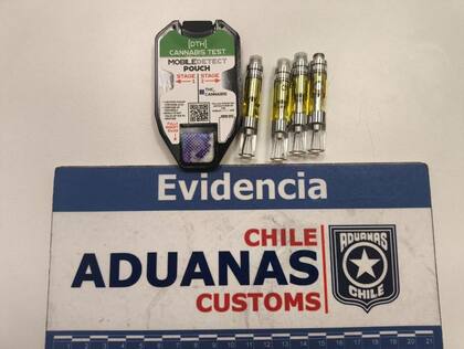 Las droga hallada en las valijas de las turistas norteamericanas