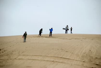 Las dunas de la reserva son ideales para la práctica de sandboard