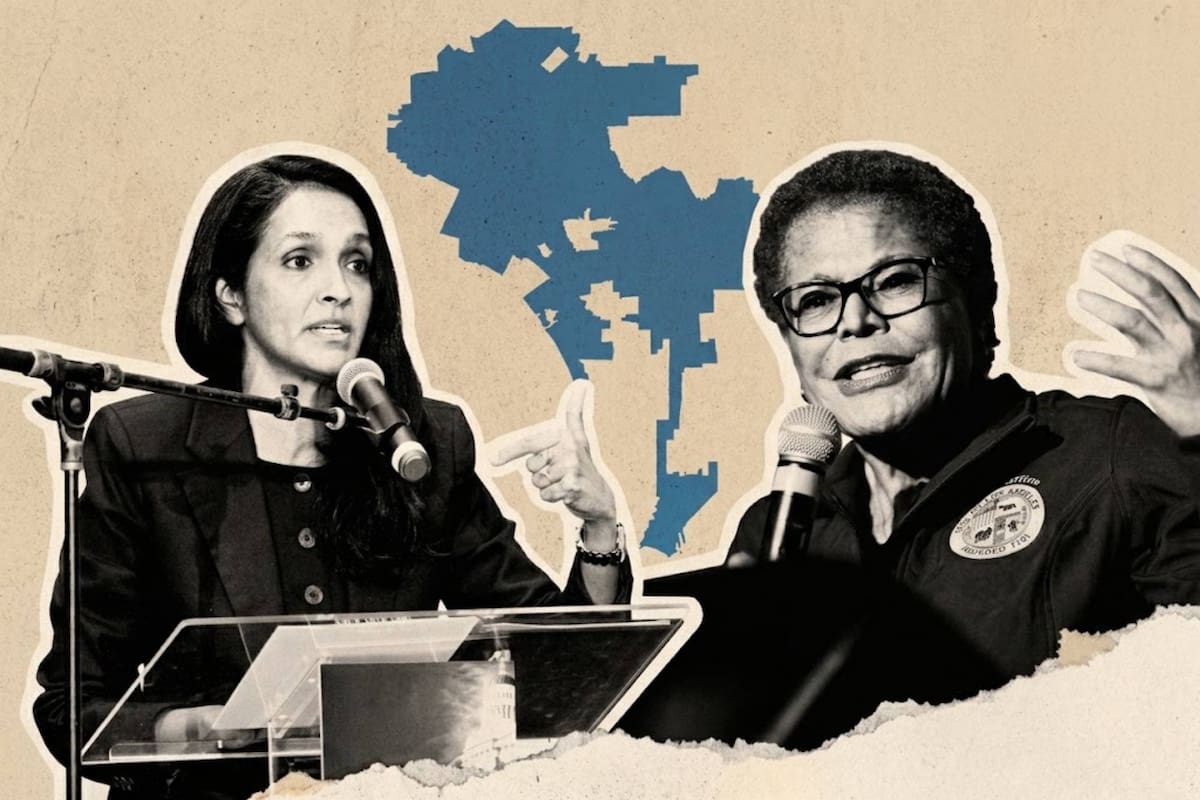 Las elecciones de medio término en Los Ángeles enfrentan a dos demócratas que buscan estar al frente de una de las ciudades más grandes de EE.UU.