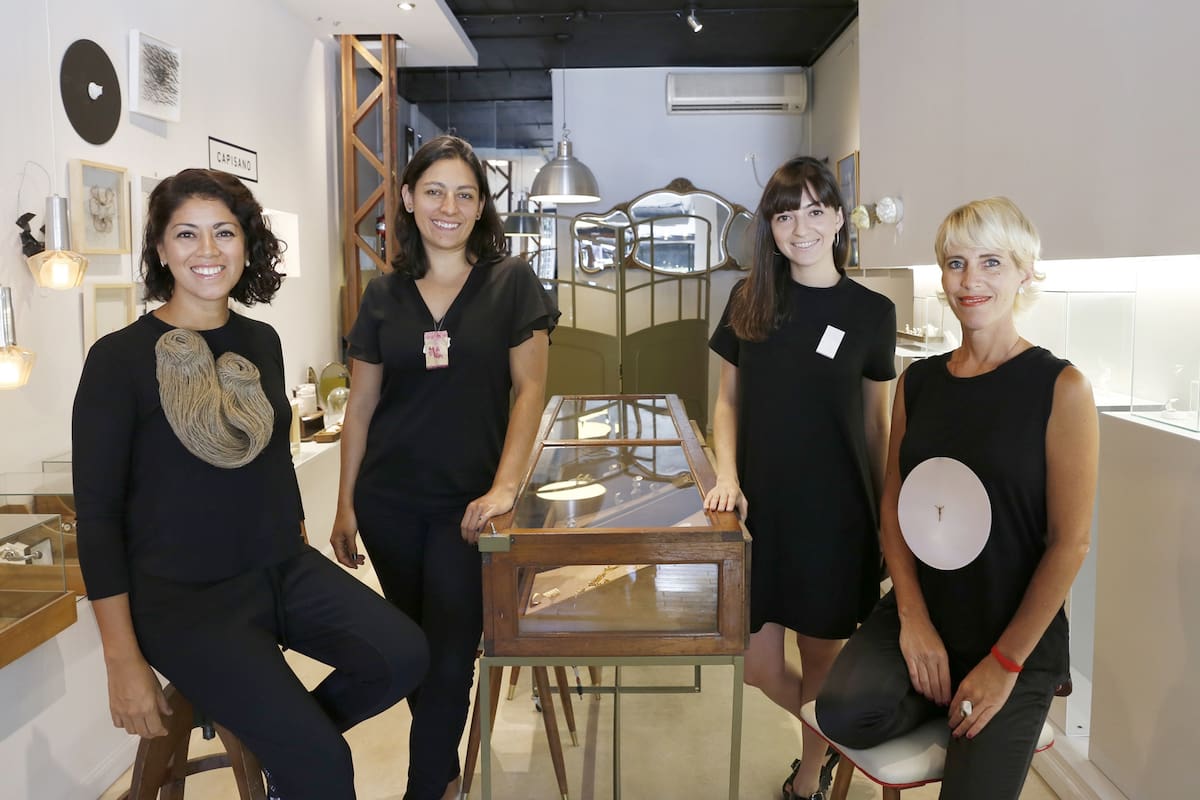 Las embajadoras de la joyería argentina: Carolina Bernachea, Anne Luz Castellanos, Bárbara D’ Ambra y Cecilia Capisano