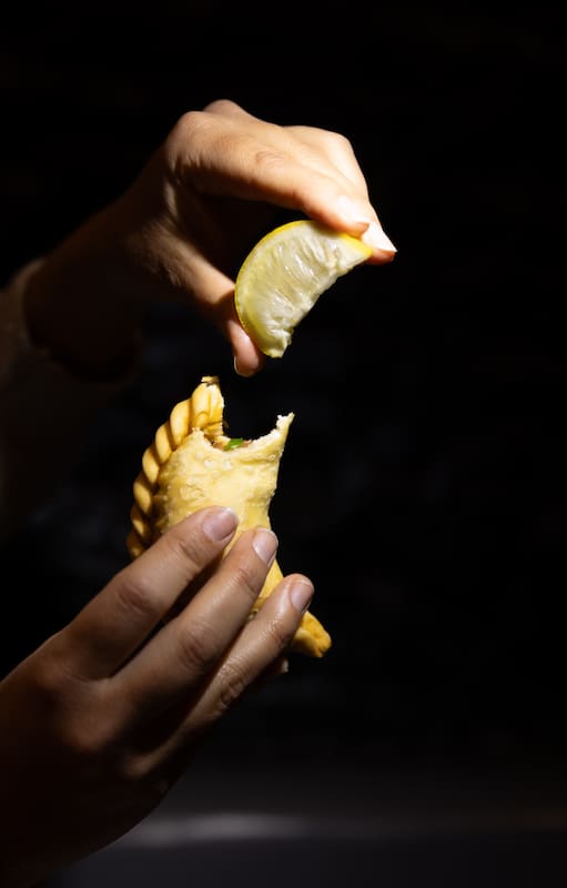 Las empanadas fritas de La Leñita son exquisitas.