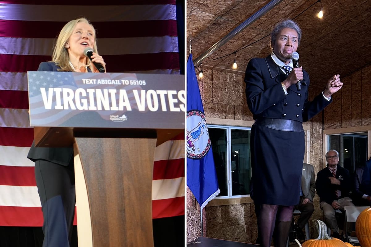 Las encuestas consolidan a la demócrata Abigail Spanberger como favorita para la gobernación de Virginia, sobre Earle-Sears