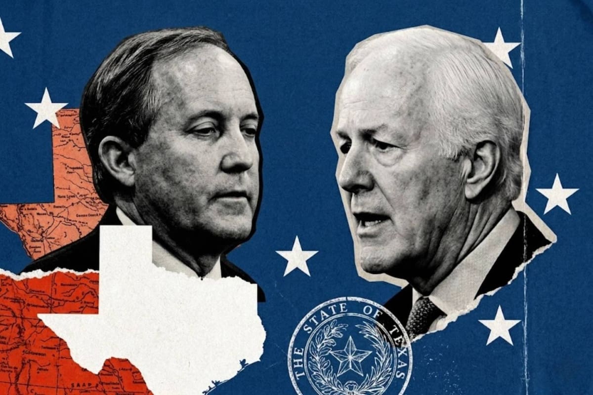 Las encuestas recientes para la segunda vuelta de las primarias republicanas al Senado en Texas mostraron una ventaja para Ken Paxton sobre John Cornyn