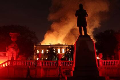 Las violentas llamas devoraron a un emblema de Brasil